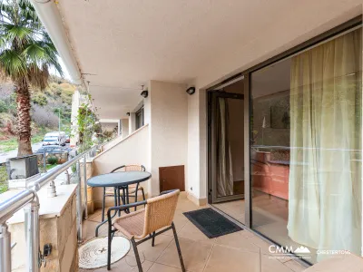 Apartment in a complex with a swimming pool