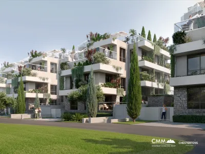New luxury complex with pool in Tivat near the sea