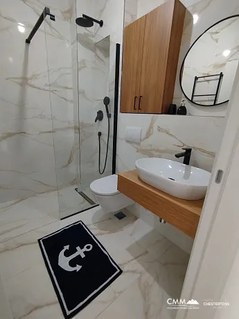 One-Bedroom Apartment with Sea View — Rafailovici