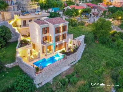 Stunning villa with a panoramic sea view.