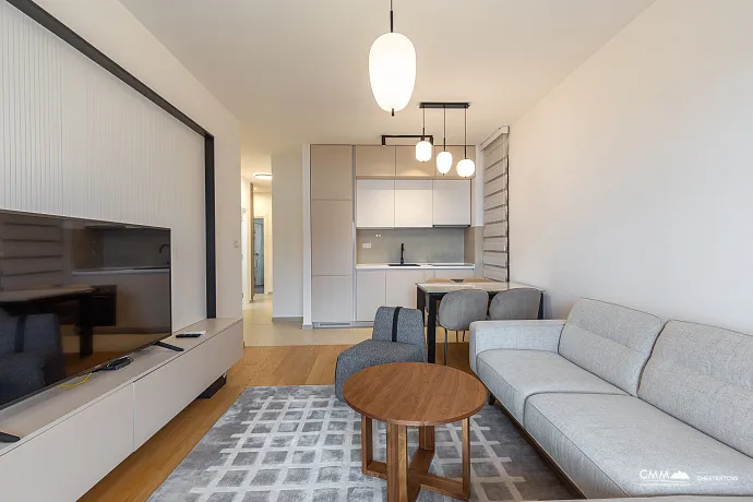 Luxury Two-Bedroom Apartment in Bečići – Panoramic Sea View of Sveti Stefan