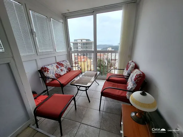 One bedroom apartment with sea view in Becici