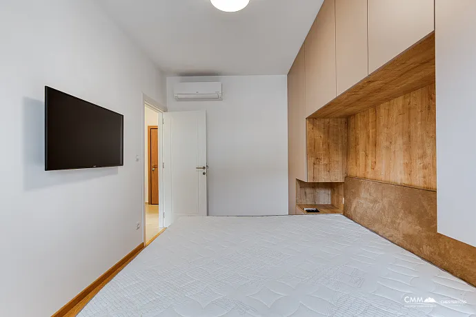 Luxury Two-Bedroom Apartment in Bečići – Panoramic Sea View of Sveti Stefan