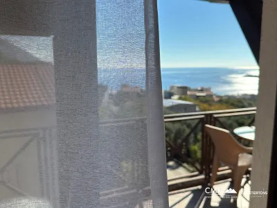 Beautiful four-story house with breathtaking sea view in Bečići