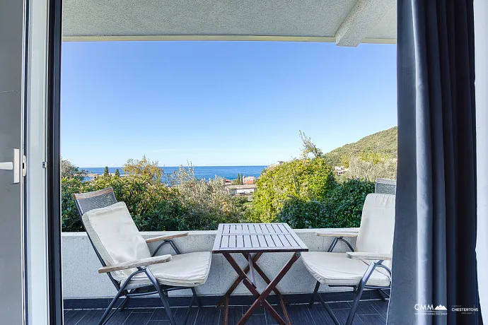 Duplex Apartment with Mediterranean Sea View in Petrovac, 104 m²