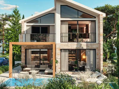 Exclusive villas with sea view