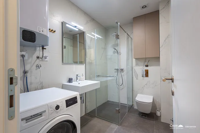 Luxury Two-Bedroom Apartment in Bečići – Panoramic Sea View of Sveti Stefan