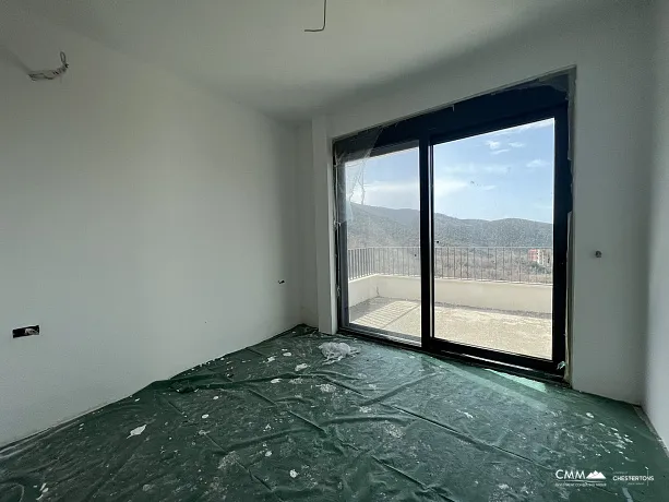 New villa with panoramic sea view in Buljarica