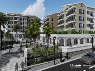 Apartments in new complex in Tivat