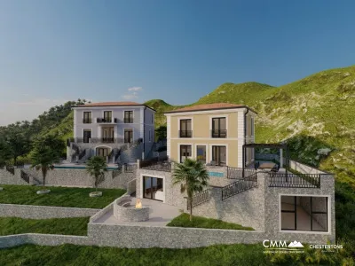 Urbanized plot for sale in Kotor with a view of the bay