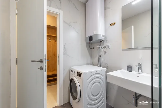 Luxury Two-Bedroom Apartment in Bečići – Panoramic Sea View of Sveti Stefan