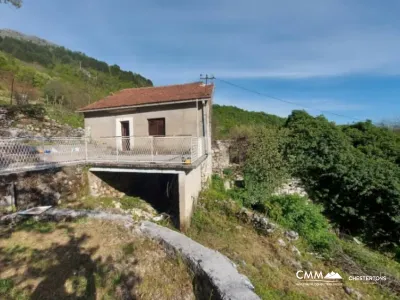 This house with an area of 72 sq.m. is located in the picturesque Dobrskoe Selo and is surrounded by a spacious plot