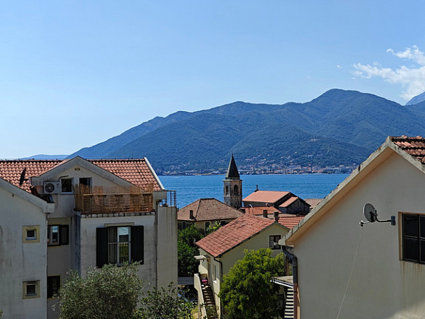 For sale two bedroom apartment in Tivat with a sea view 