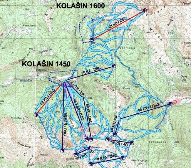 A New Cable Car for the Ski Slopes of Kolašin