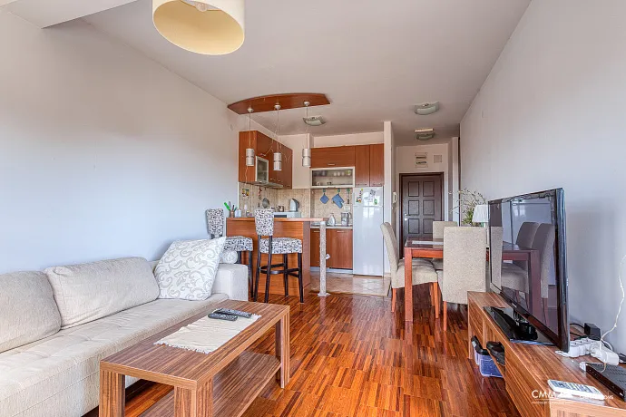 Cozy One-Bedroom Apartment with Sea View — Petrovac, 44 m²