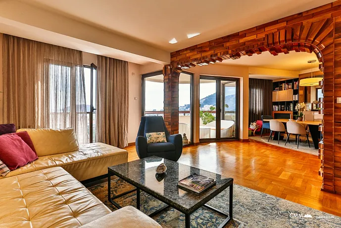 A luxury duplex in Budva