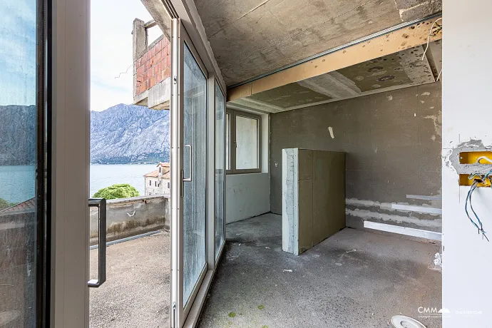 Three-storey house with a view of  the Bay of Kotor