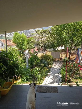 Onestory house in Prchanj with a sea view