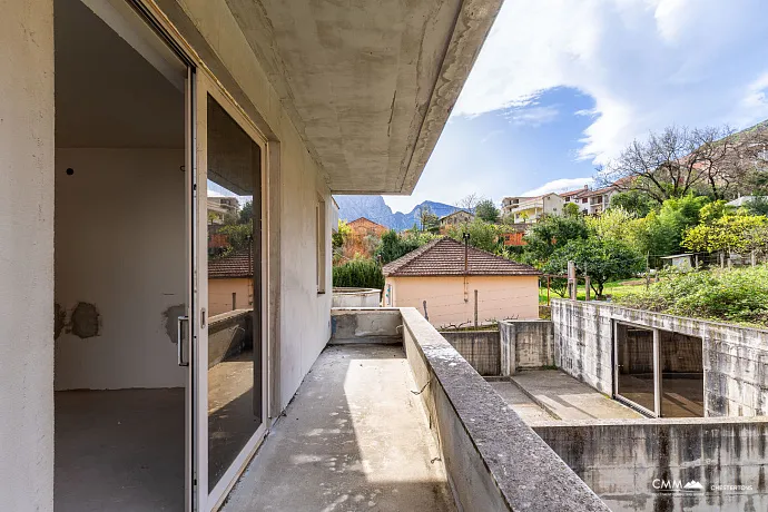 Three-storey house with a view of  the Bay of Kotor
