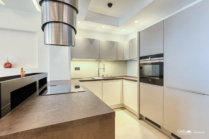 An elegant two-bedroom apartment with an exclusive design in the heart of Budva.