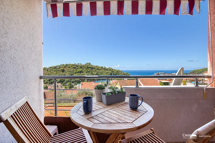Cozy One-Bedroom Apartment with Sea View — Petrovac, 44 m²