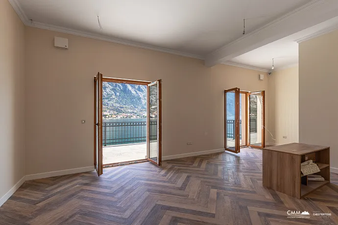 A luxurious three-story villa on the first sea line in  Kotor