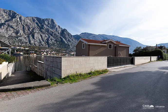 A luxurious three-story villa on the first sea line in  Kotor