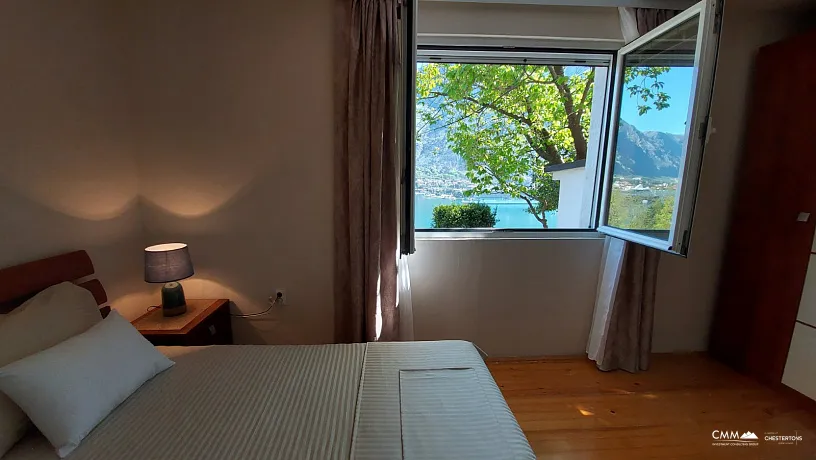 House with a view of the Bay of Kotor