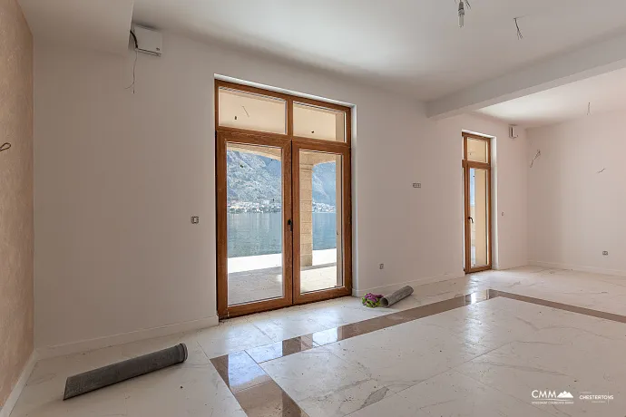 A luxurious three-story villa on the first sea line in  Kotor