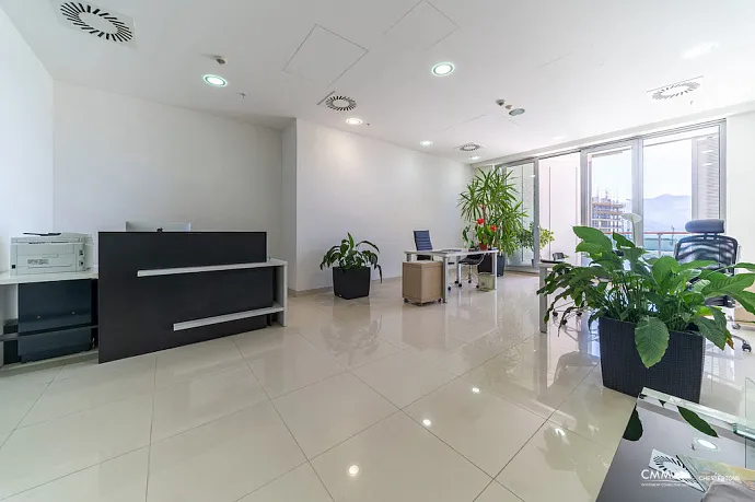 Modern office space in TQ Plaza Budva with sea view