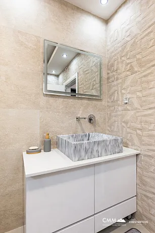 Luxurious three-storey villa with a large yard