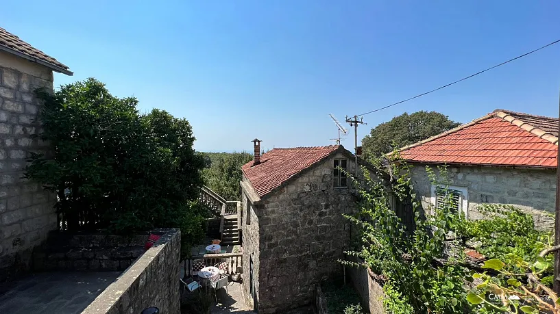 Three houses in the charming village of Klinci on the Lustica peninsula