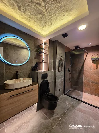 Luxury Three-Bedroom Apartment with Private Sauna 300 m from the Sea – Bečići (107 m²)