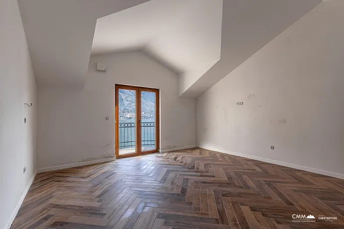 A luxurious three-story villa on the first sea line in  Kotor