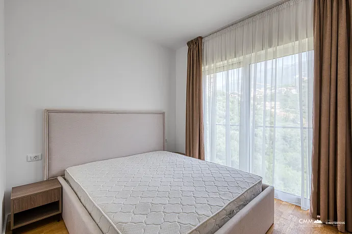 Furnished Sea View Apartment – 43 m² | 5★ Residential Complex in Bečići with Premium Amenities