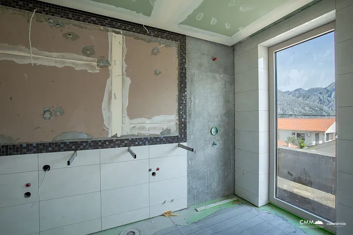 Three-storey house with a view of  the Bay of Kotor