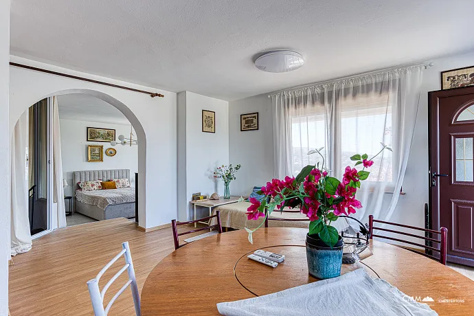 House in Dobra Voda with panoramic sea views