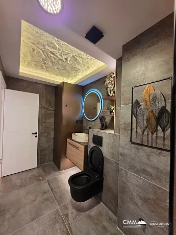 Luxury Three-Bedroom Apartment with Private Sauna 300 m from the Sea – Bečići (107 m²)