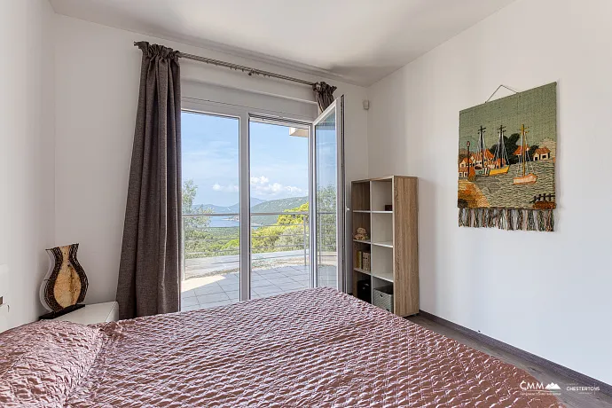 Elegant Home with Stunning Views of the Bay of Kotor in Herceg Novi