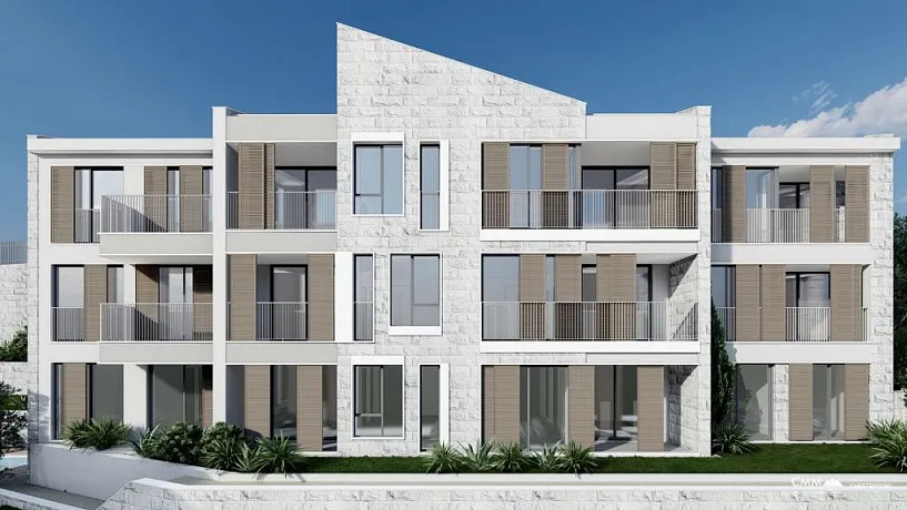 One-bedroom apartment in a new complex in Przno