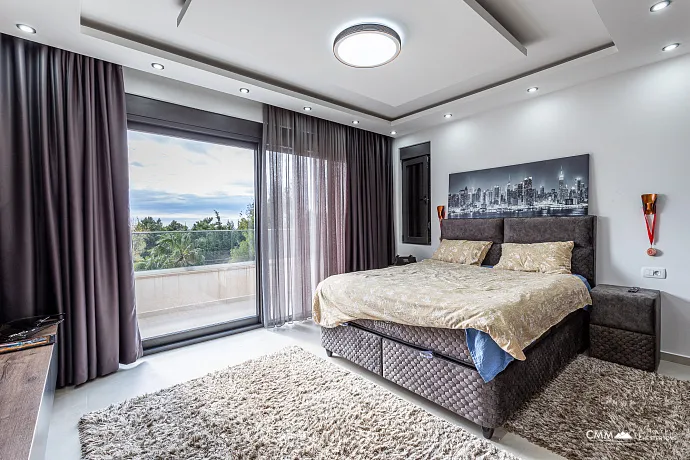 Luxurious three-storey villa with a large yard