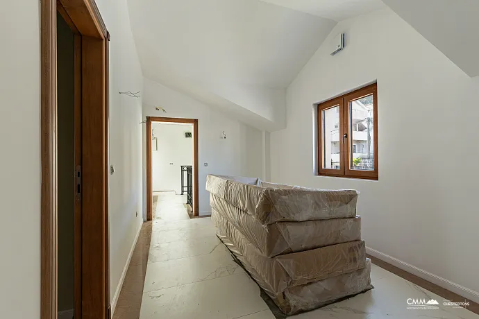 A luxurious three-story villa on the first sea line in  Kotor