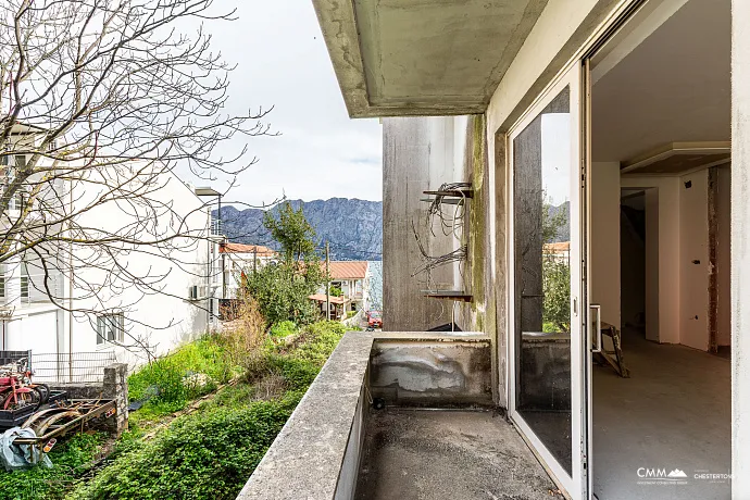 Three-storey house with a view of  the Bay of Kotor