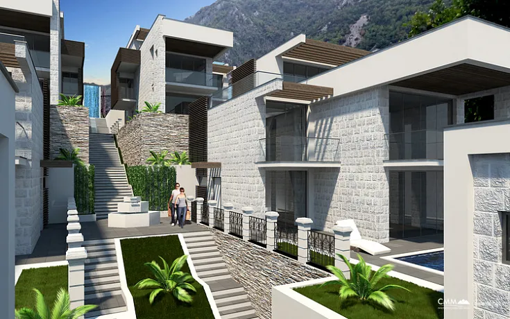 For sale plot in Kotor Prcanj on the first line to the sea