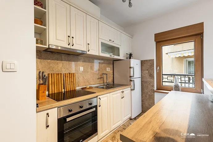 Stylish apartment 74 m² in Pržno