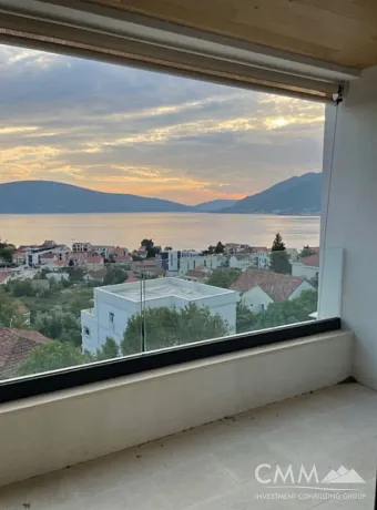 Apartment in Tivat 49m2 with sea view with one bedroom