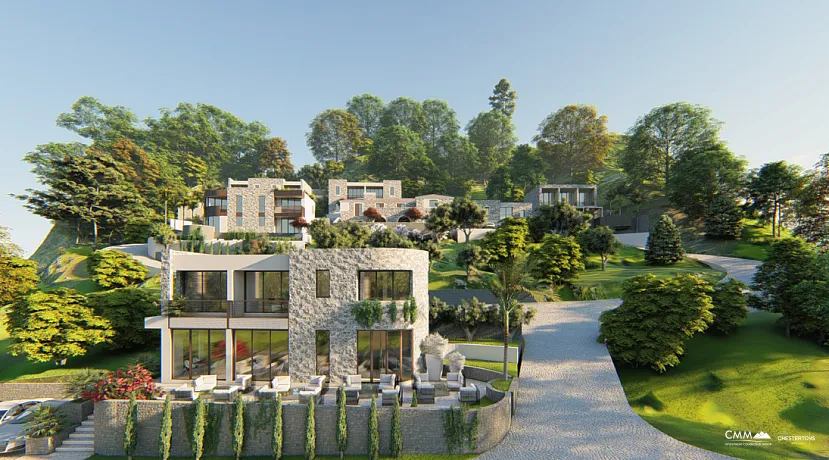 A new complex of villas near Herceg Novi