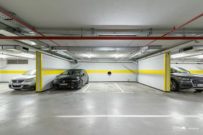 Three parking spots in a single unit in the NIVEL building, Budva