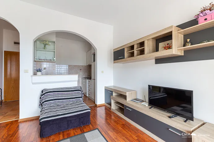 34 m² Studio Apartment with Sea View and Terrace — Petrovac