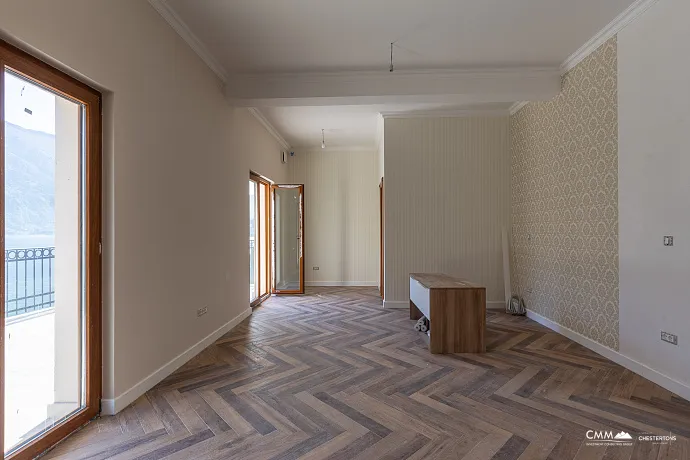 A luxurious three-story villa on the first sea line in  Kotor